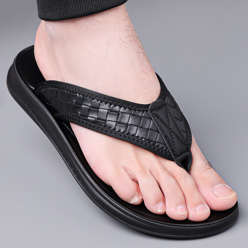 Men's Outdoor Nonslip Beach Sandals | Flip Flop Slides for Seaside & Casual Wear
